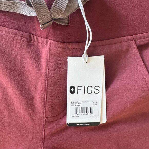 New! Figs Zamora 2.0 Petite Jogger Size XXS in Mauve Pink - Picture 5 of 12